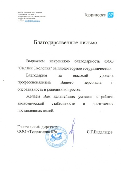 Территория 87